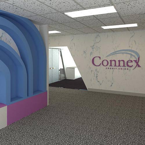 Interior Rendering of Connex.