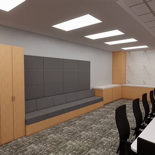 Interior Rendering of ISO New England.