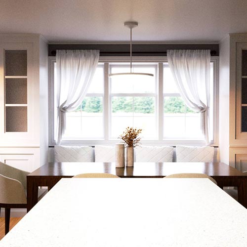 Interior Rendering of a kitchen in Winsted, Connecticut.